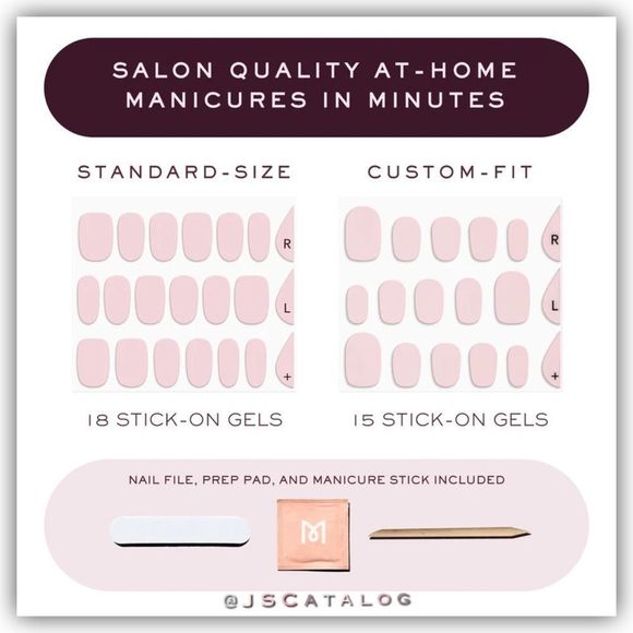 NEW ManiMe Standard Size Stick-On Gels in Mochi Ombre - Picture 8 of 8